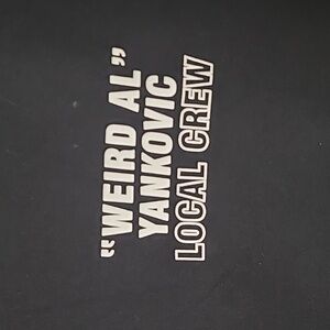 NEW "Weird Al" Jankovic 2015 Crew Gildan Black Tee